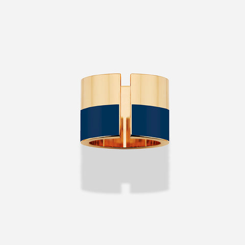 ROSE GOLD B16 BLUE LACQUER  C RING