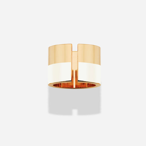ROSE GOLD B16 WHITE LACQUER  C RING