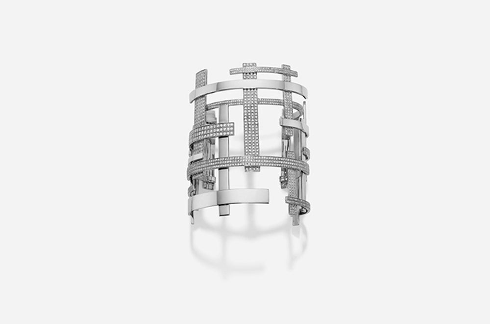 COLLECTION II CUFF / White Gold