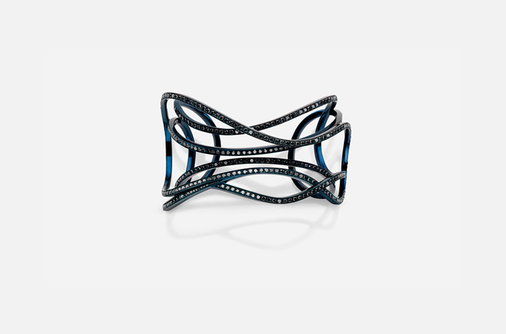 SERPENTINE CUFF / Blue Gold