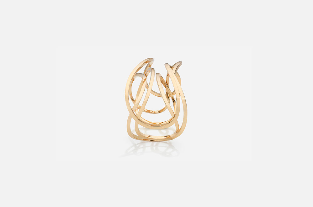 SERPENTINE CUFF / Rose Gold
