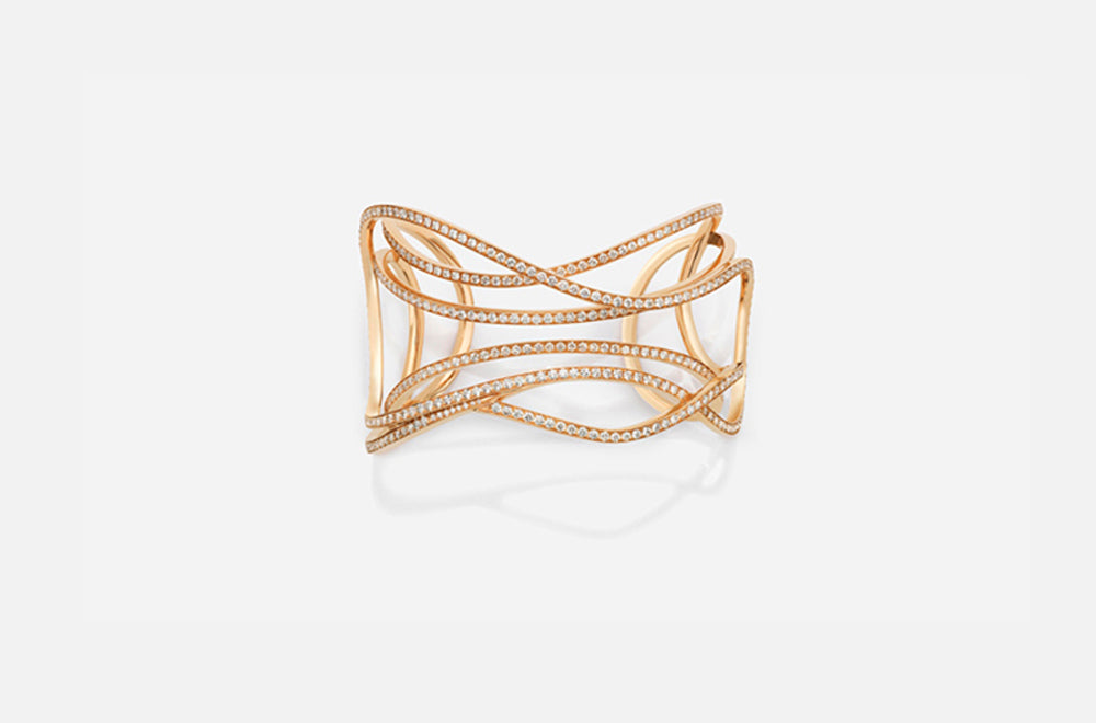 SERPENTINE CUFF / Rose Gold
