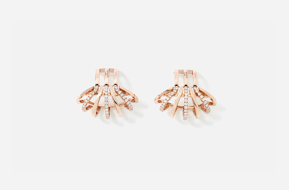 COLLECTION I EARRINGS / Rose Gold