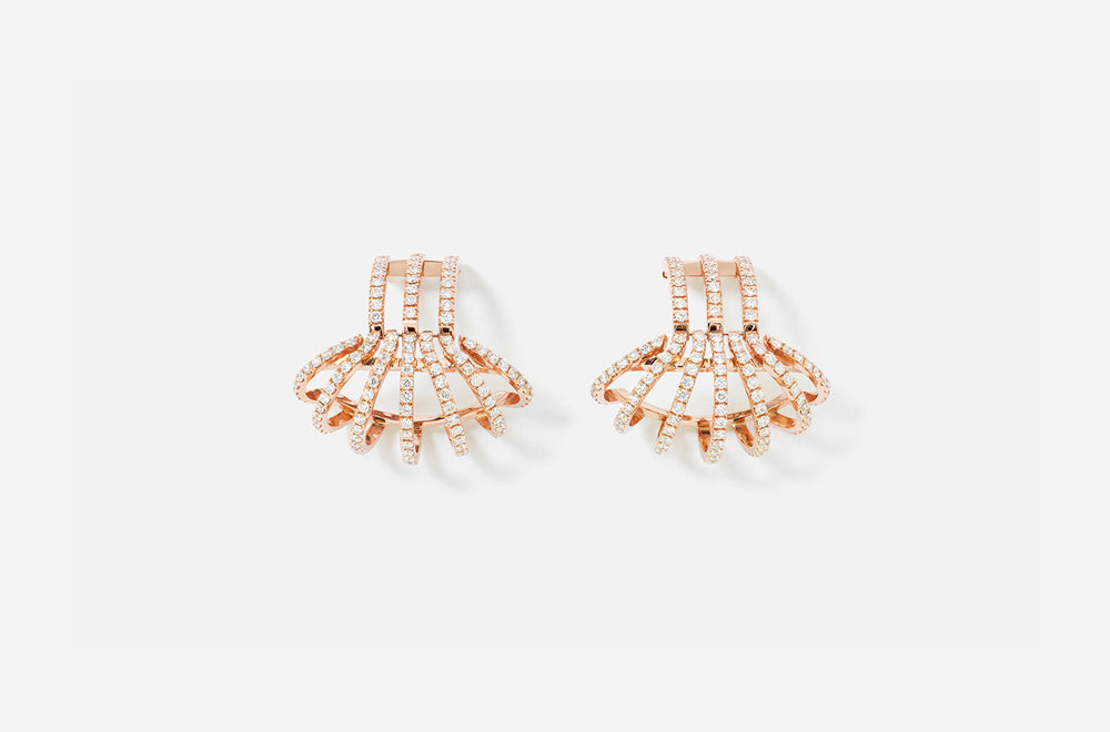 COLLECTION I EARRINGS / Rose Gold