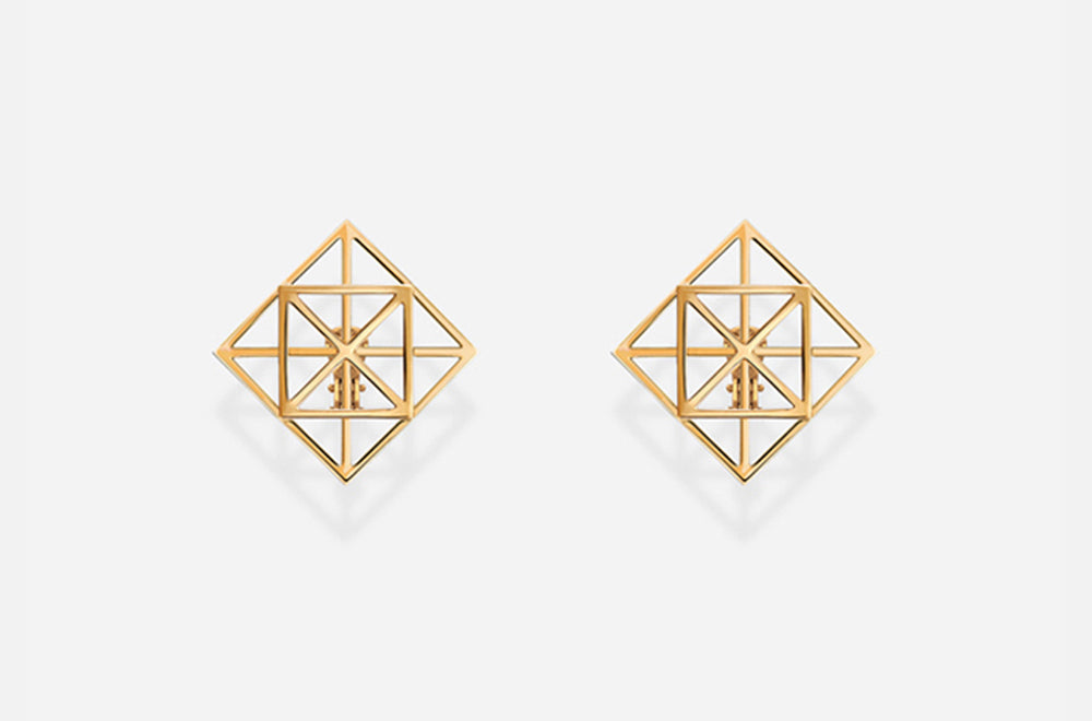 COLLECTION I EARRINGS / Rose Gold