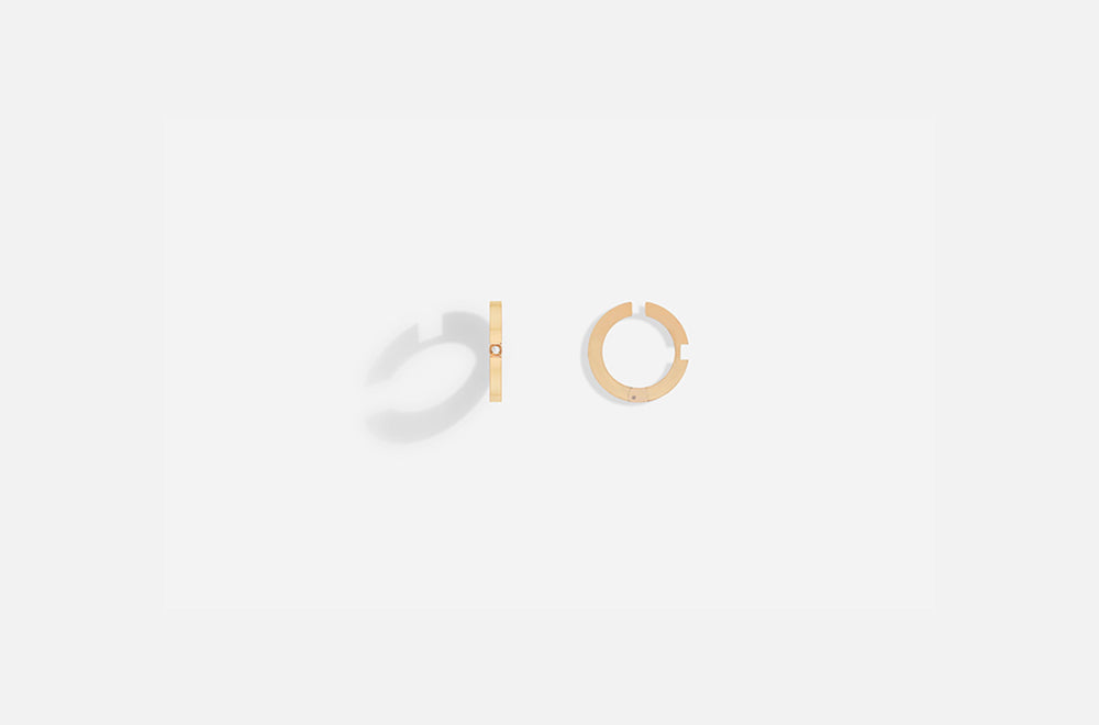 MONUMENT EARRINGS / Rose Gold