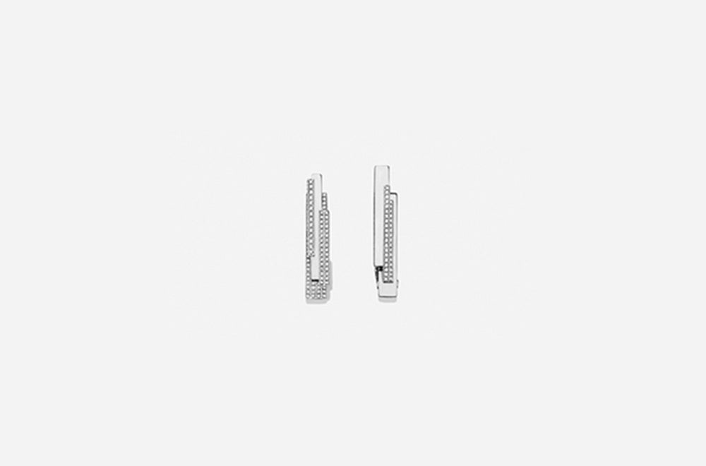 COLLECTION II EARRINGS / White Gold