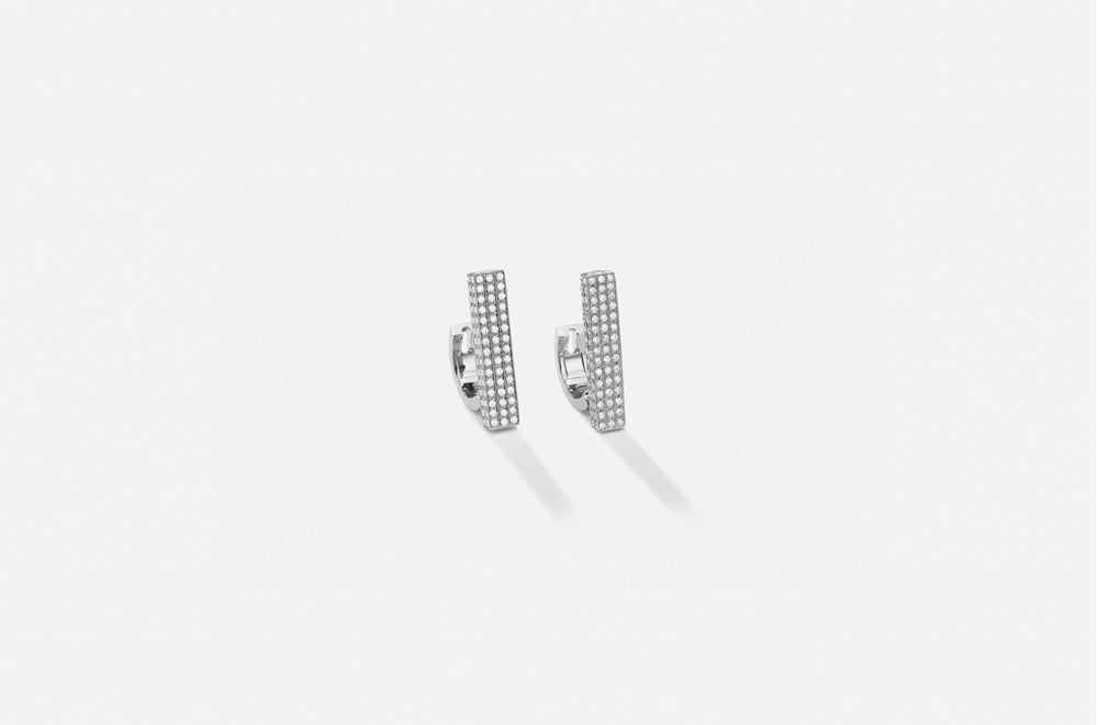 COLLECTION II EARRINGS / White Gold