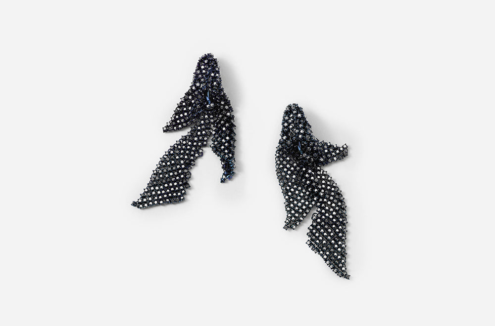 FLUID EARRINGS / Blue Gold