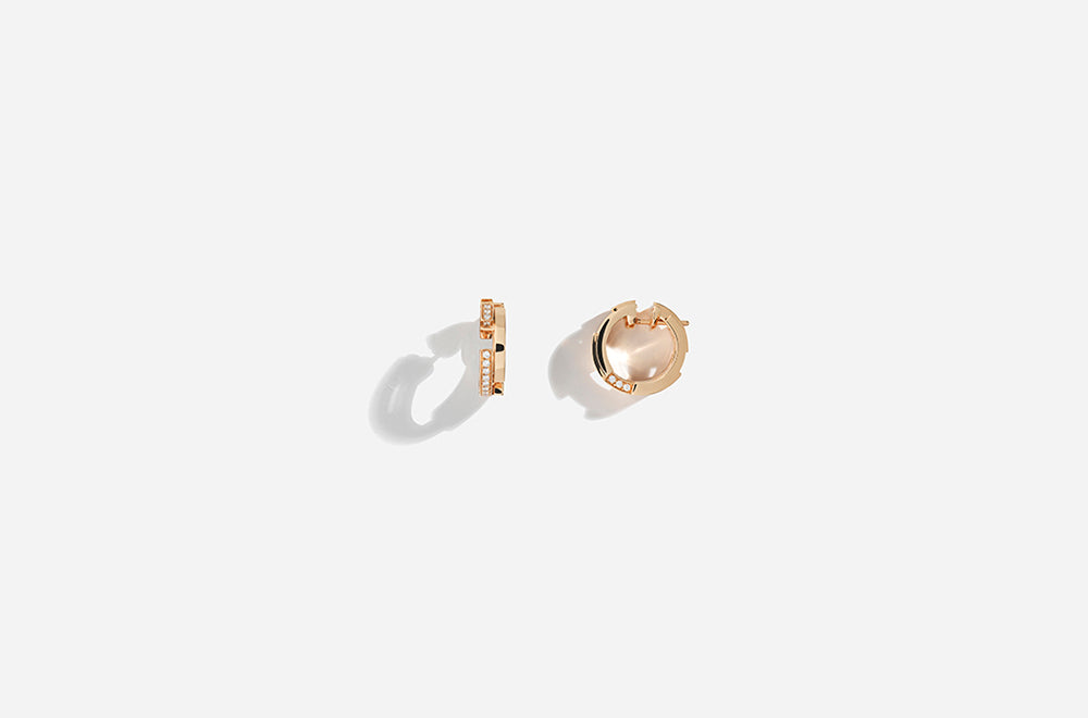 VOLUME EARRINGS / Rose Gold