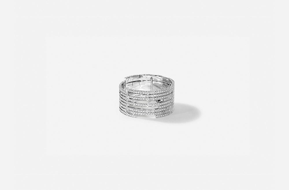 DISRUPTIVE HAIR CUFF / White Gold