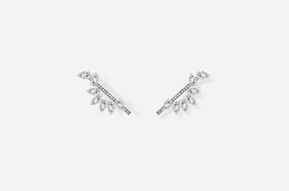 DISRUPTIVE EARRINGS / White Gold