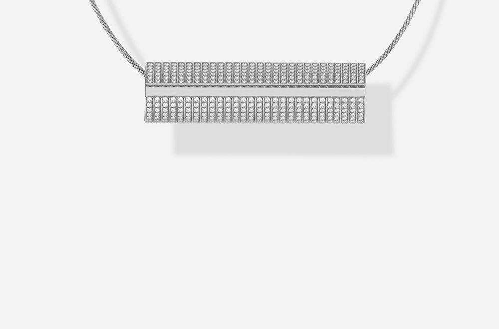 MONUMENT PENDANT / White Gold
