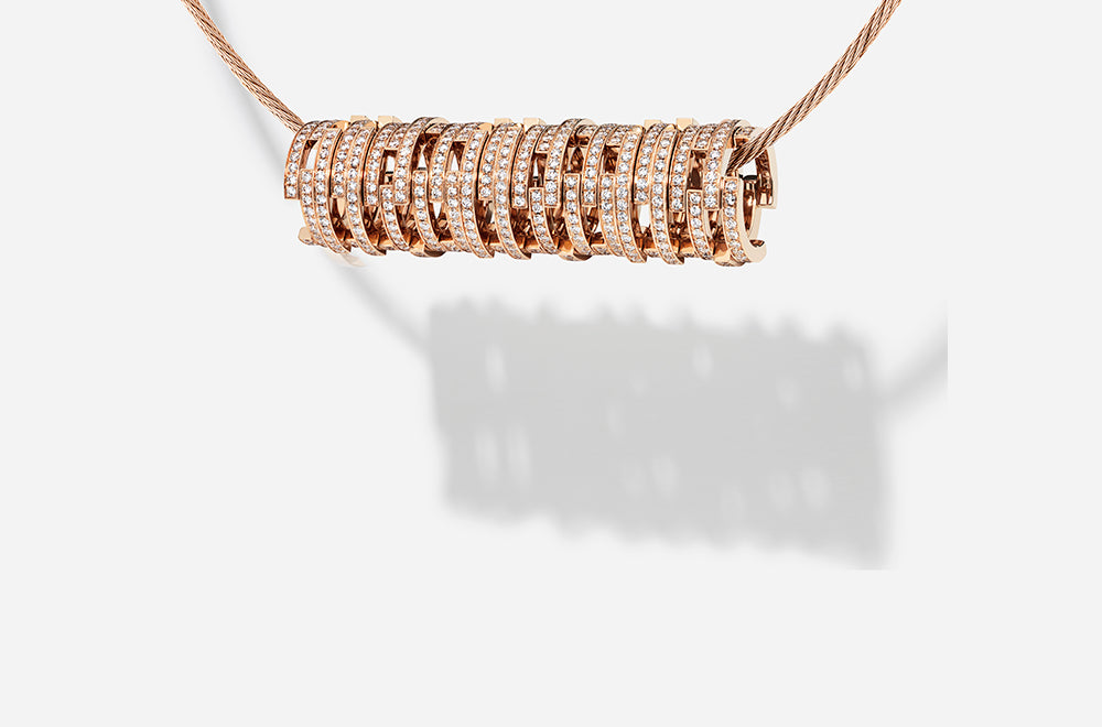 VOLUME PENDANT / Rose Gold