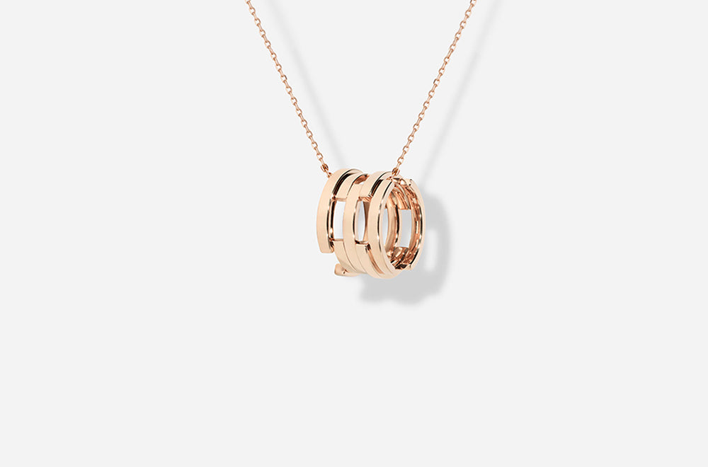 VOLUME PENDANT / Rose Gold