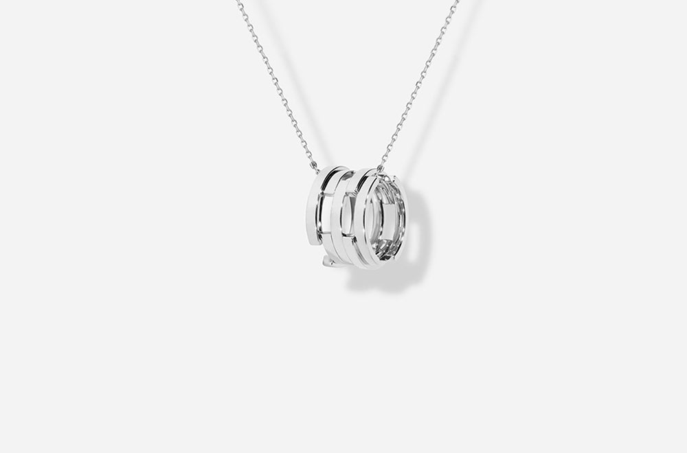 VOLUME PENDANT / White Gold