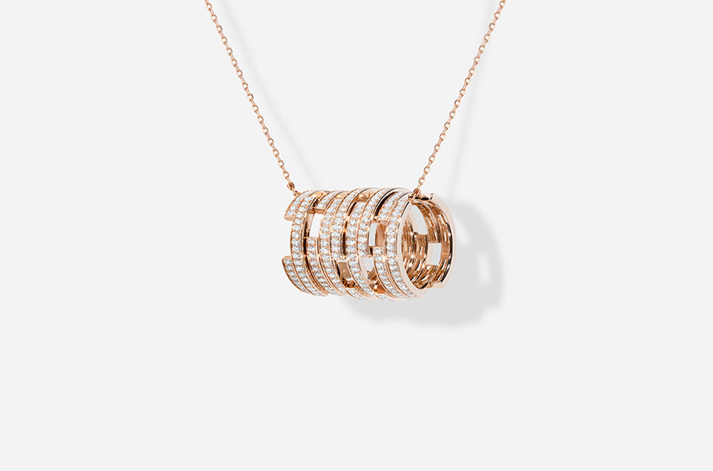 VOLUME PENDANT / Rose Gold