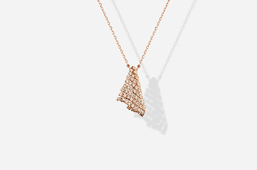 FLUID PENDANT / Rose Gold