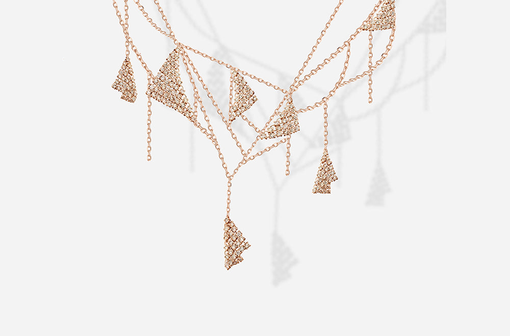 FLUID PENDANT / Rose Gold