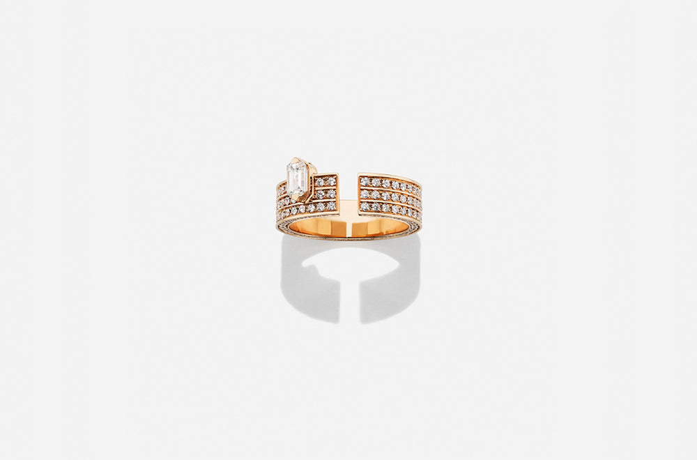 DISRUPTIVE RING / Rose Gold