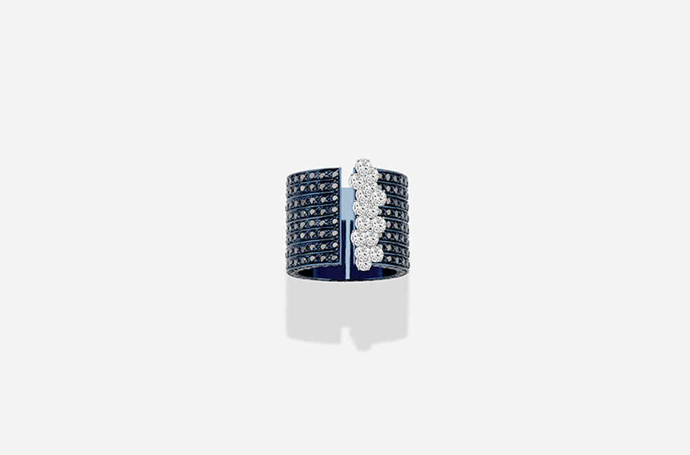 MONUMENT RING / Blue Gold