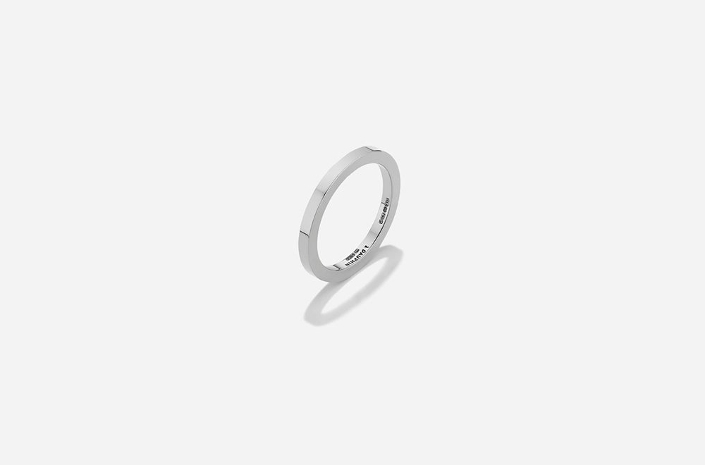 WEDDING BAND / White Gold