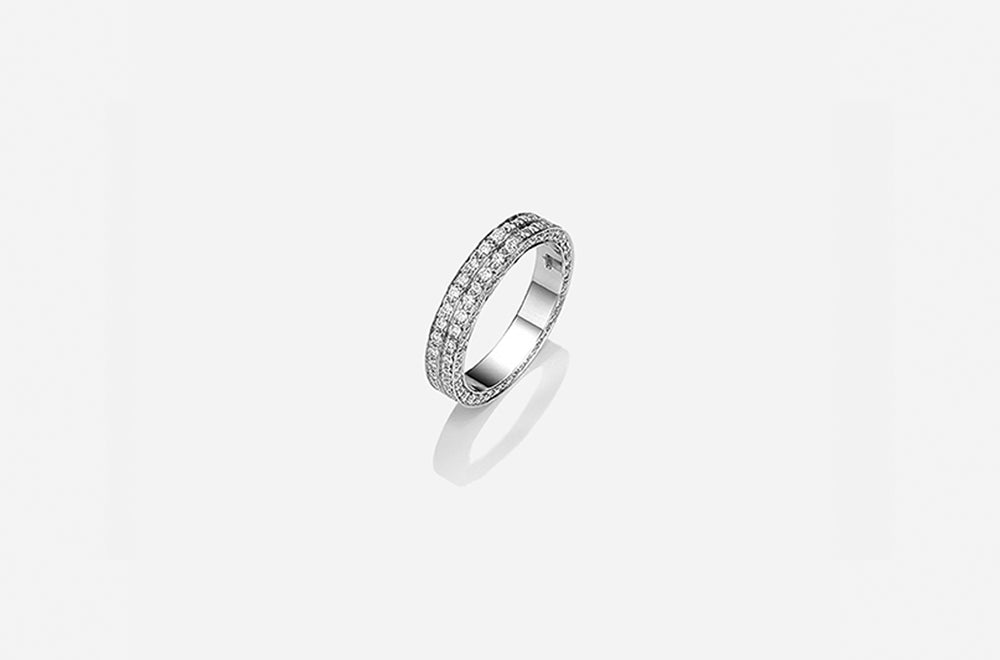 WEDDING BAND / White Gold