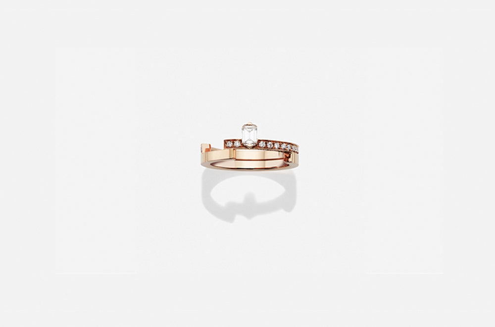 DISRUPTIVE RING / Rose Gold