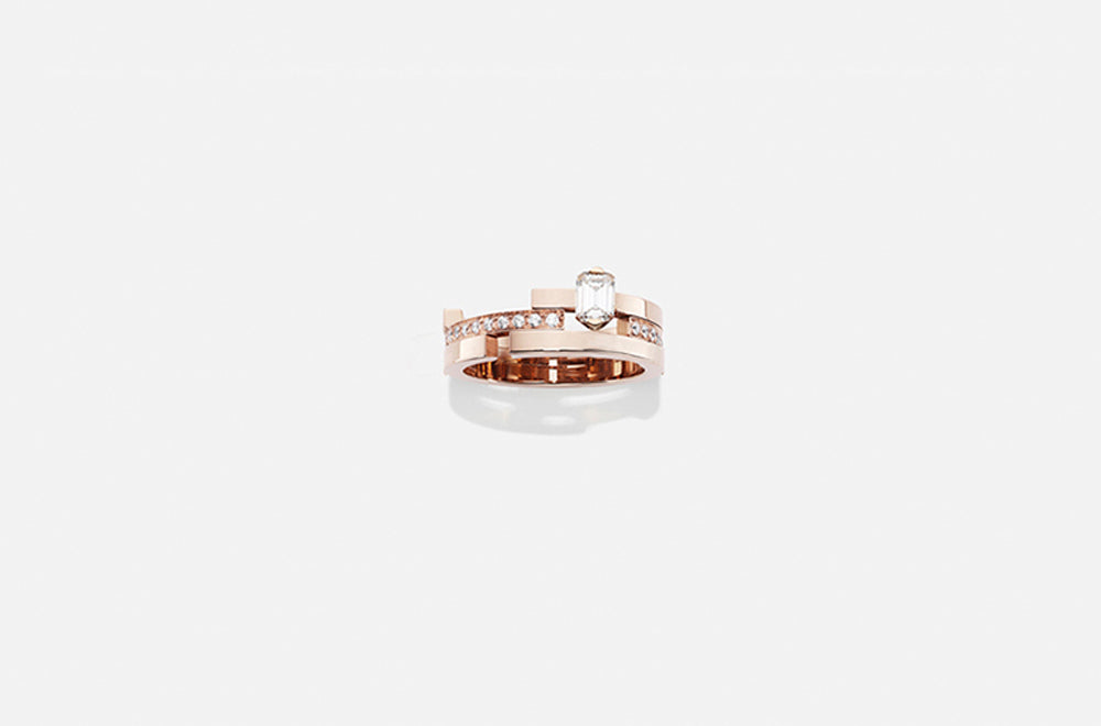 DISRUPTIVE RING / Rose Gold