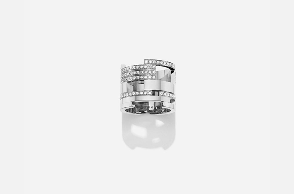 C RING / White Gold