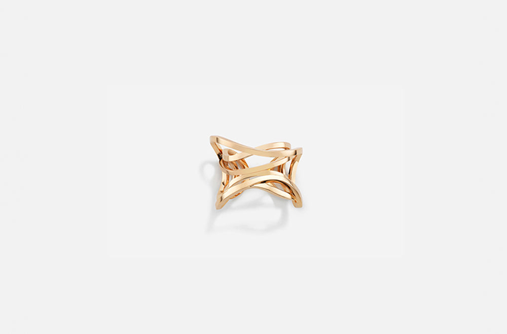 SERPENTINE RING / Rose Gold