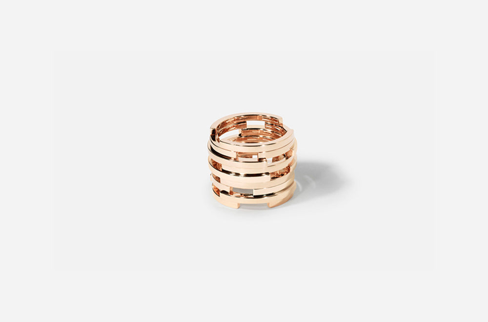 VOLUME RING / Rose Gold