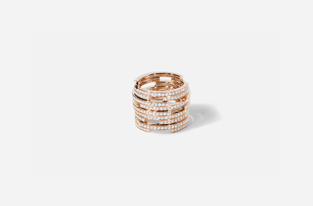 VOLUME RING / Rose Gold
