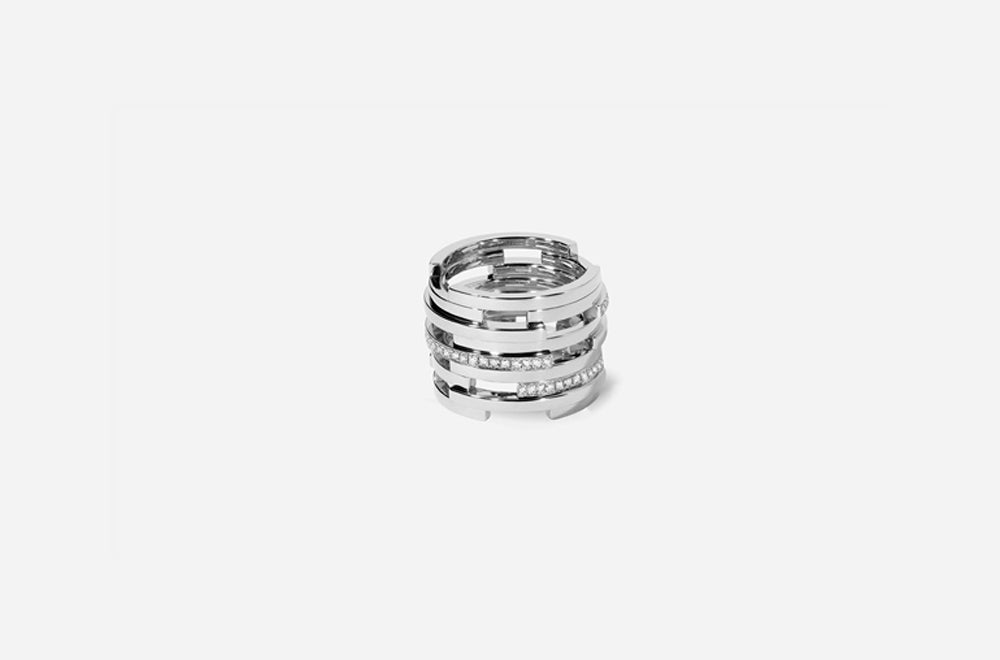 VOLUME RING / White Gold