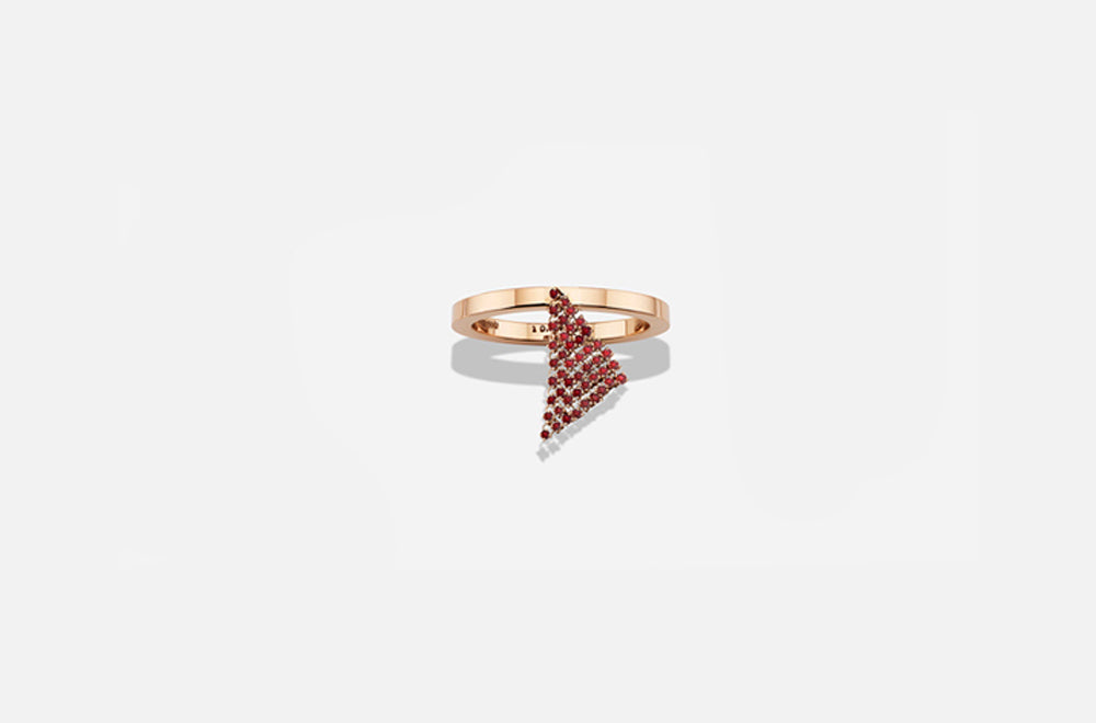 FLUID RING / Rose Gold