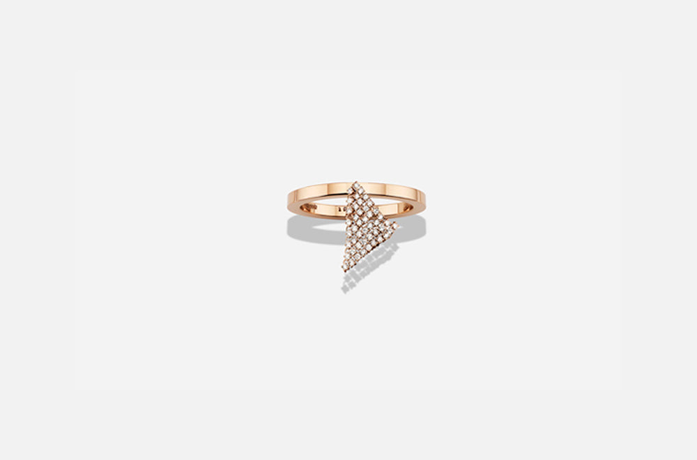 FLUID RING / Rose Gold