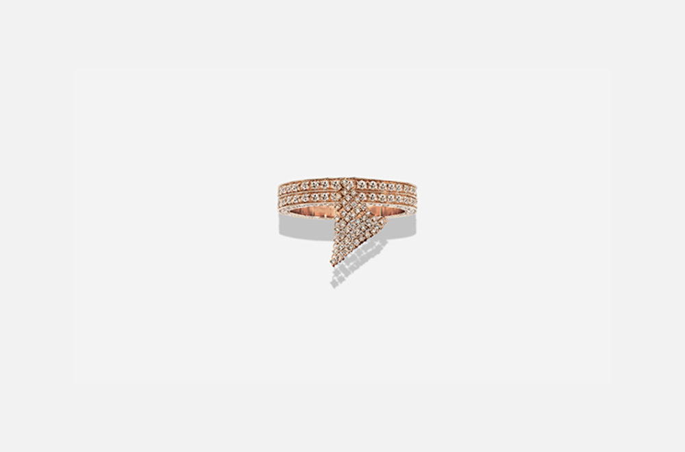 FLUID RING / Rose Gold
