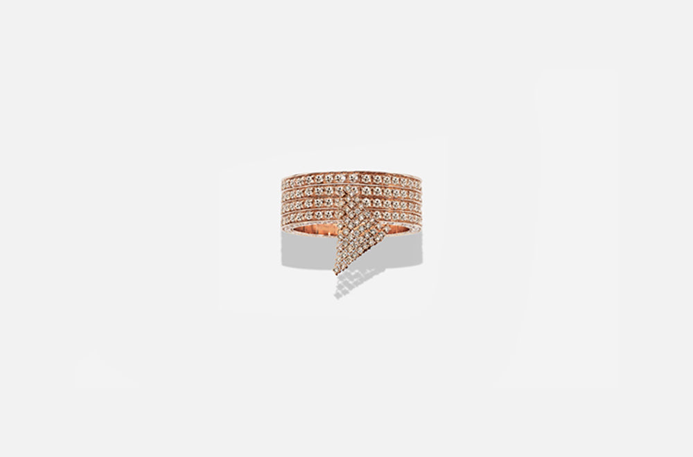 FLUID RING / Rose Gold
